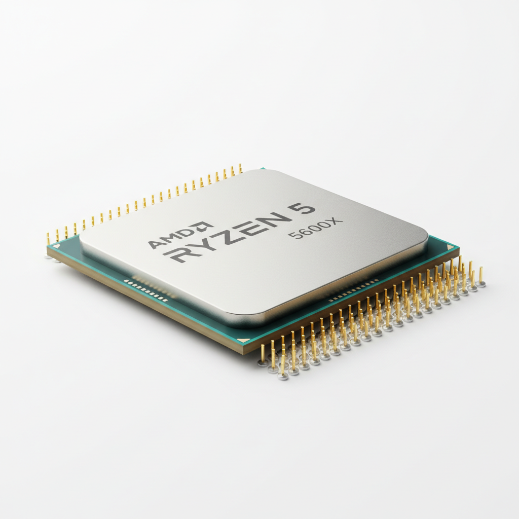 AMD Ryzen 5 5600X Angle View