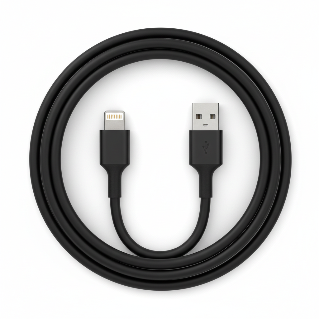 Apple Lightning to USB Cable - Black