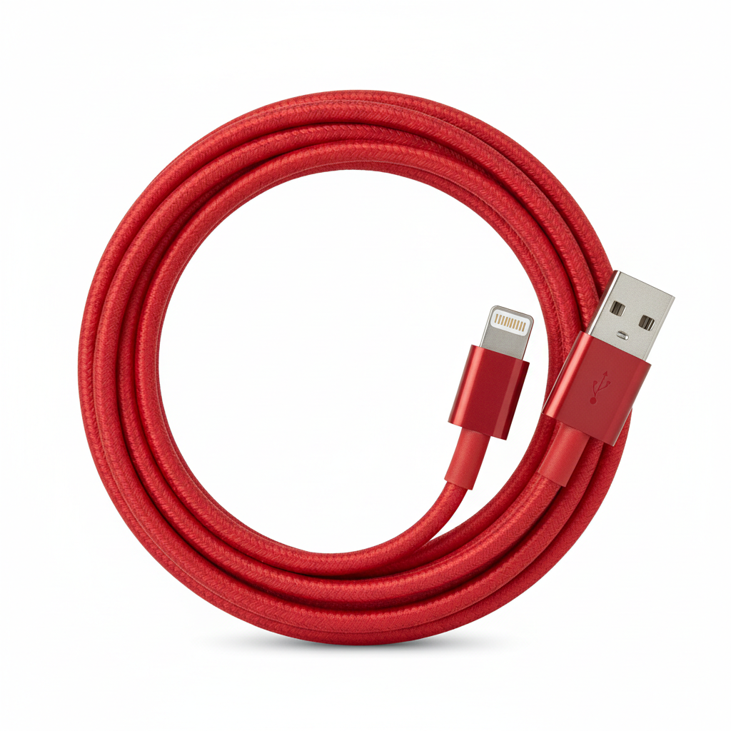 Apple Lightning to USB Cable - Red