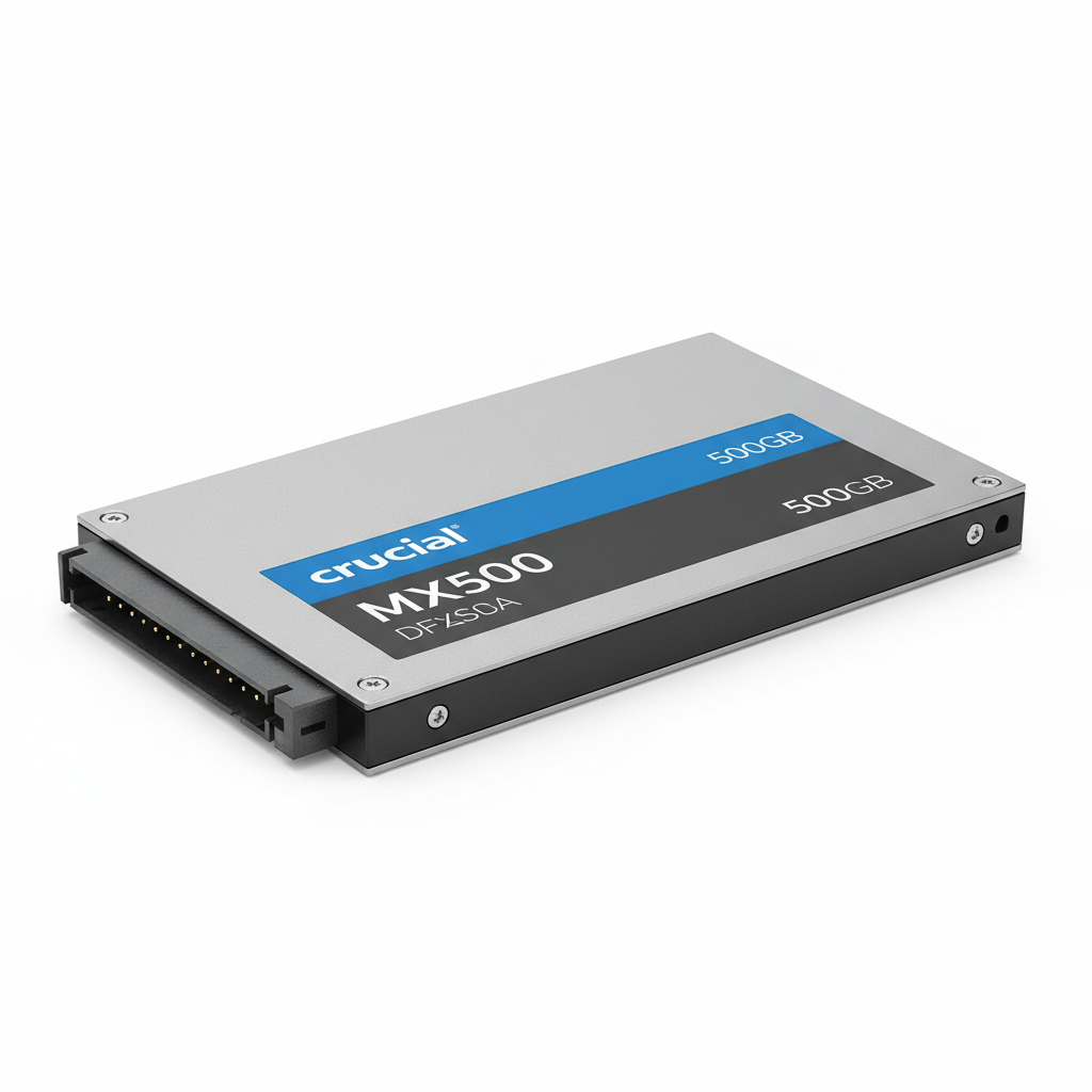 Crucial MX500 Angle View