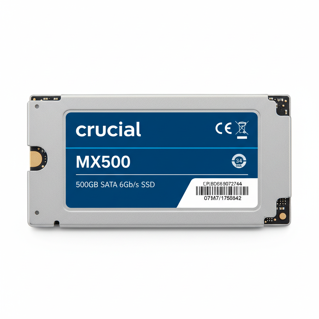 Crucial MX500 Front View