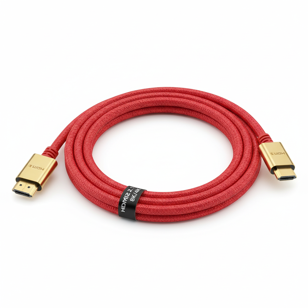 HDMI 2.1 4K Cable - Red