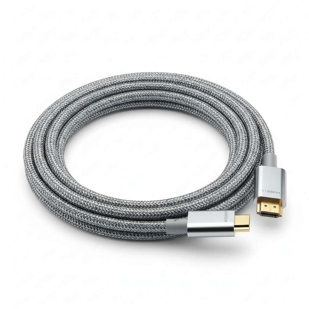 HDMI 2.1 4K Cable - Silver Grey