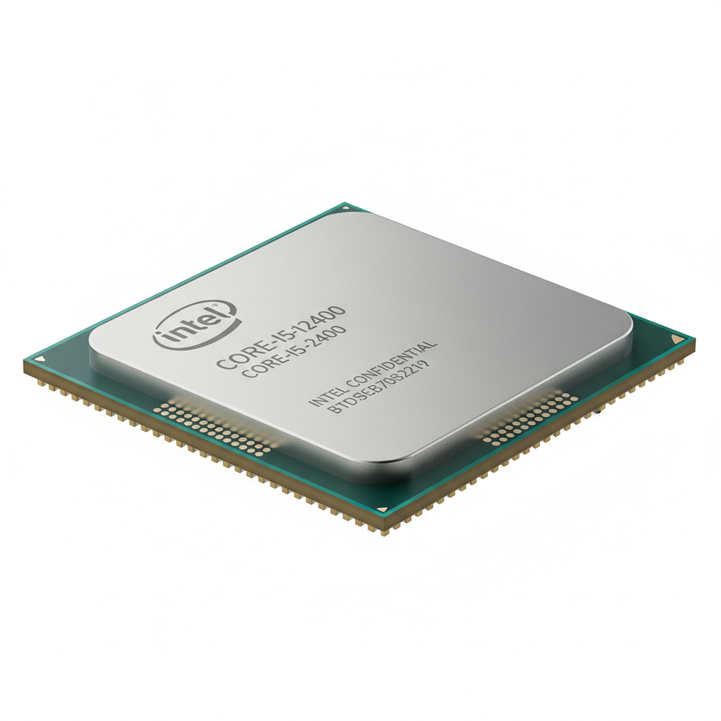 Intel Core i5-12400 Angle View